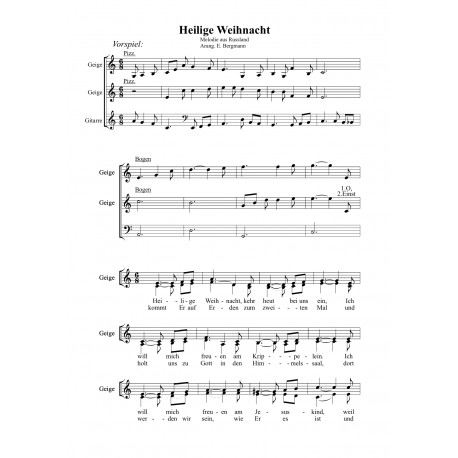 Heilige Weihnacht