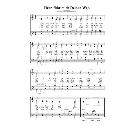 Herr, füer mich Deinen Weg